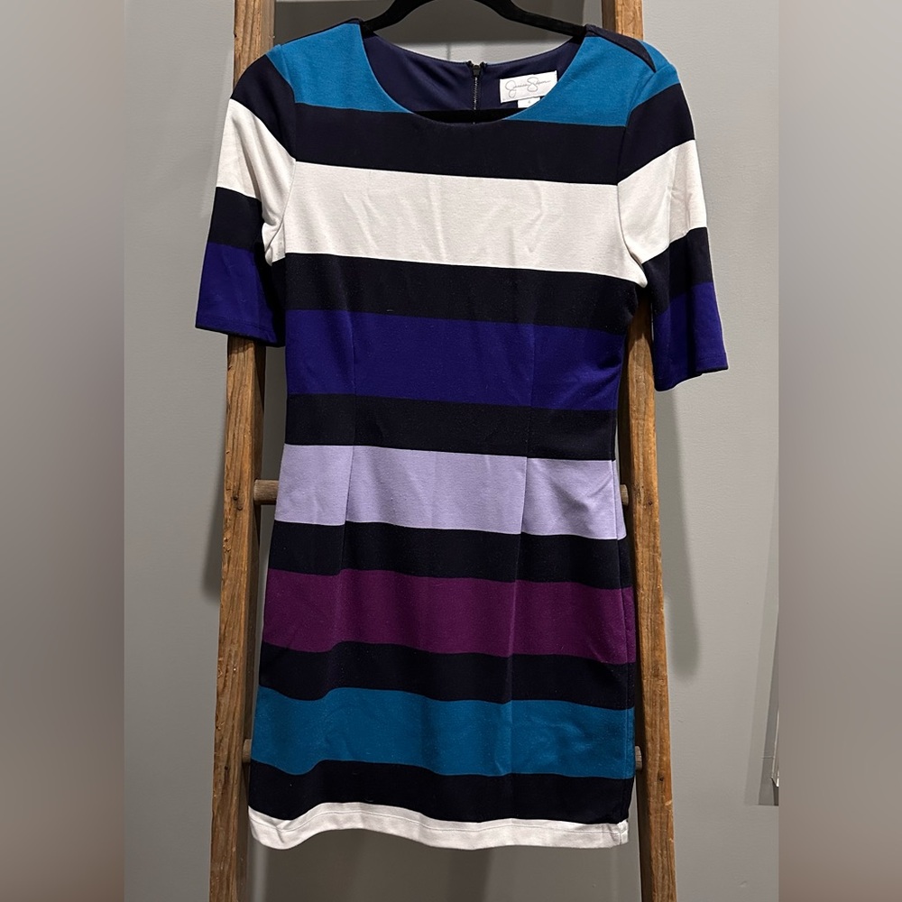 Jessica Simpson Striped Multicolor Dress - Picture 2 of 7